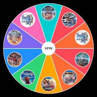 Spin the Wheel: Trails/Kiseki Games