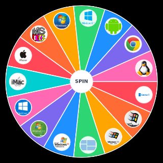 Random MEGA Operating systems Wheel