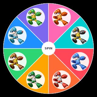 Spin the Wheel: SSBU Mega Man alts/colors