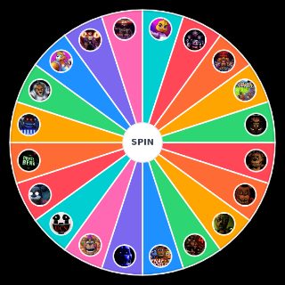 Random ALL FNAF GAMES (SOTM) Wheel
