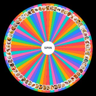 Random Pâtisseries & desserts Wheel