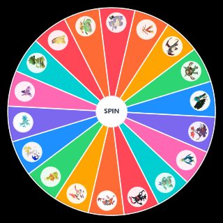 Shiny final forms starters 1st gen to 6th gen Wheel
