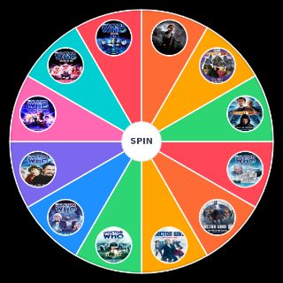 Random Doctor Who Regeneration Stories Wheel