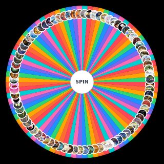 Random Formative Childhood Series Wheel