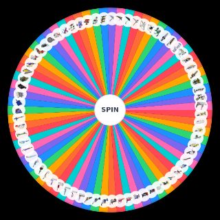 Spin the Wheel: サモラン Ver.8.0.0 ブキ 表