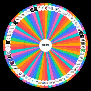 all Final Fantasy Games, Films and Animes Wheel