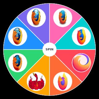Choose a Random Firefox logos