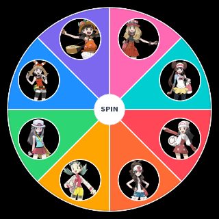 Pokemon Trainer Playable Character (Girls) Wheel