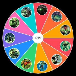 Random Green Lantern Corps Members Wheel