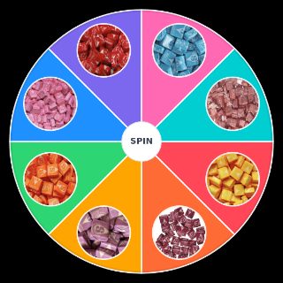 All Starburst Flavors (not including duos) Wheel
