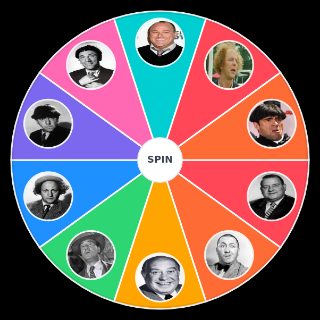 Random Three Stooges Wheel