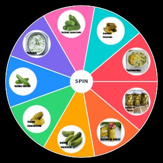 Ogórki lista Random Picker