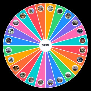 Random Hong Kong Disneyland Attractions Wheel
