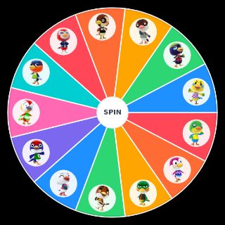Spin the Wheel: Animal Crossing villagers: bird