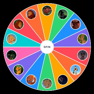 Lion King Characters Wheel