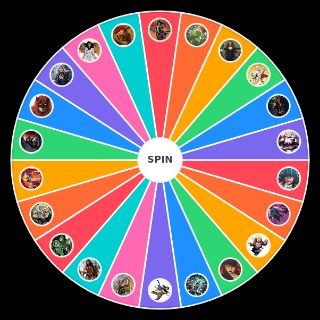 DC Female Characters Wheel