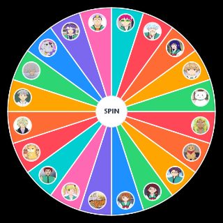 Spin the Wheel: Saiki.K characters