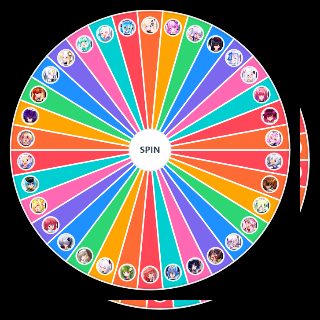 Random Bombergirl Rainbow Wheel