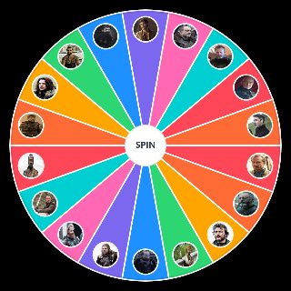 Random Game of Thrones DILFS Wheel
