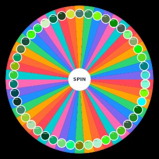 Spin the Wheel: Shades of Green