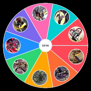 Random Skull Girls Waifu Wheel