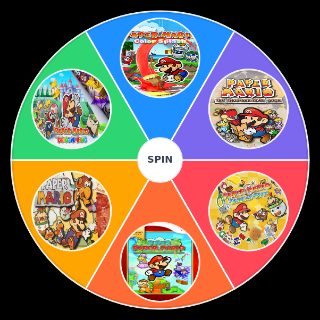 Spin the Wheel: paper mario is good