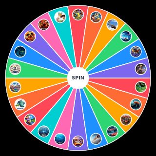 Pixar Movies Wheel