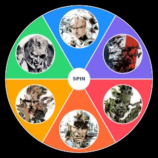 Choose a Random Metal Gear Solid Snakes