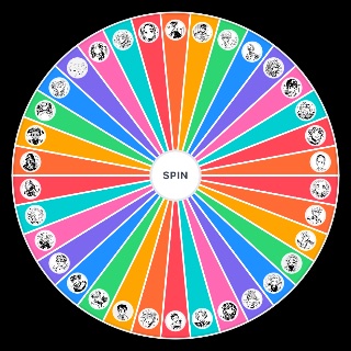 Random jshk/tbhk characters! Wheel