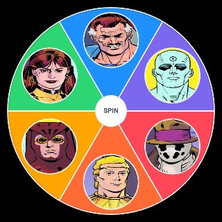 Spin the Wheel: Watchmen characters