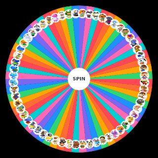 Random ACNH Lazy Villager Wheel
