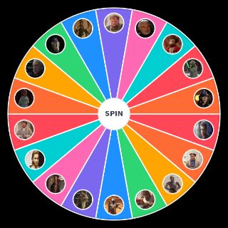 Attack of the Clones Characters Wheel