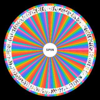 Spin the Wheel: Legendary & Mythical Pokémon (gen 1 8+DLC, all forms)