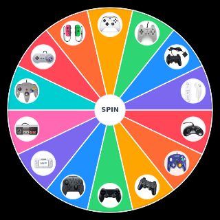 Choose a Random Video Game Controllers