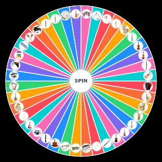Random Instruments Wheel