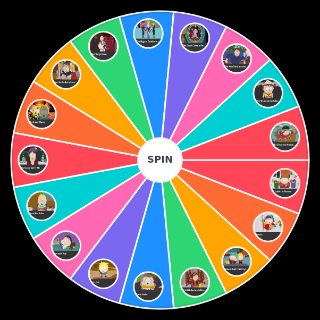 Random South Park Season 6 Episodes Wheel
