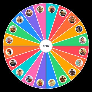Random Percy Jackson and the Olympians characters Wheel