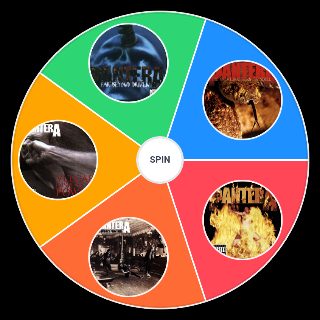 Random Pantera albums Wheel