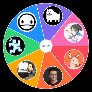 Random Indie Game Developers Wheel