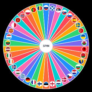 Random European Languages Wheel