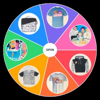 Random lankybox merch Wheel