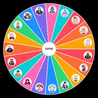Random Hololive English (including all 8 of Tempus) Wheel