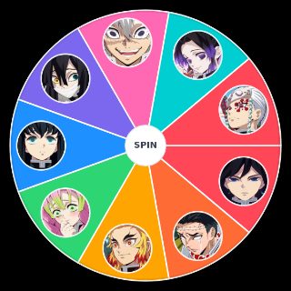 Spin the Wheel: Pilares Kimetsu
