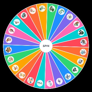Spin the Wheel: Starter Pokemon Final Evolutions (up to Gen 8)