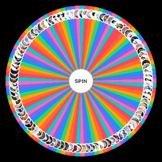 Dragon Ball, One Piece and Naruto Characters Wheel