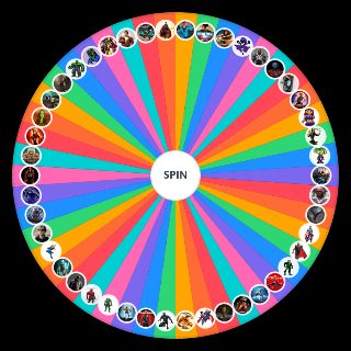 Random Superheroes: DC and Marvel Wheel