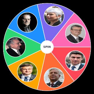 Spin the Wheel: Croatian Leaders (Pres. 1991 2000 and PMs 2000 )