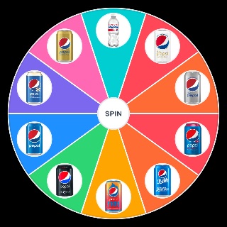 Random Pepsi Varieties Wheel