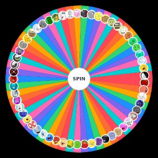 Relevant Inanimate Insanity characters (up to s4) Wheel