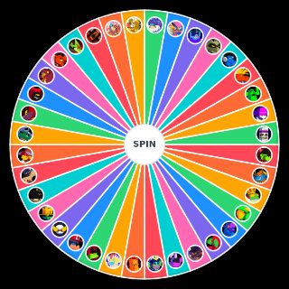 Random Kings of Hell Playable Characters & NPCs Wheel